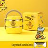 Shangqi doppelwandige Edelstahl-Bento-Lunchbox