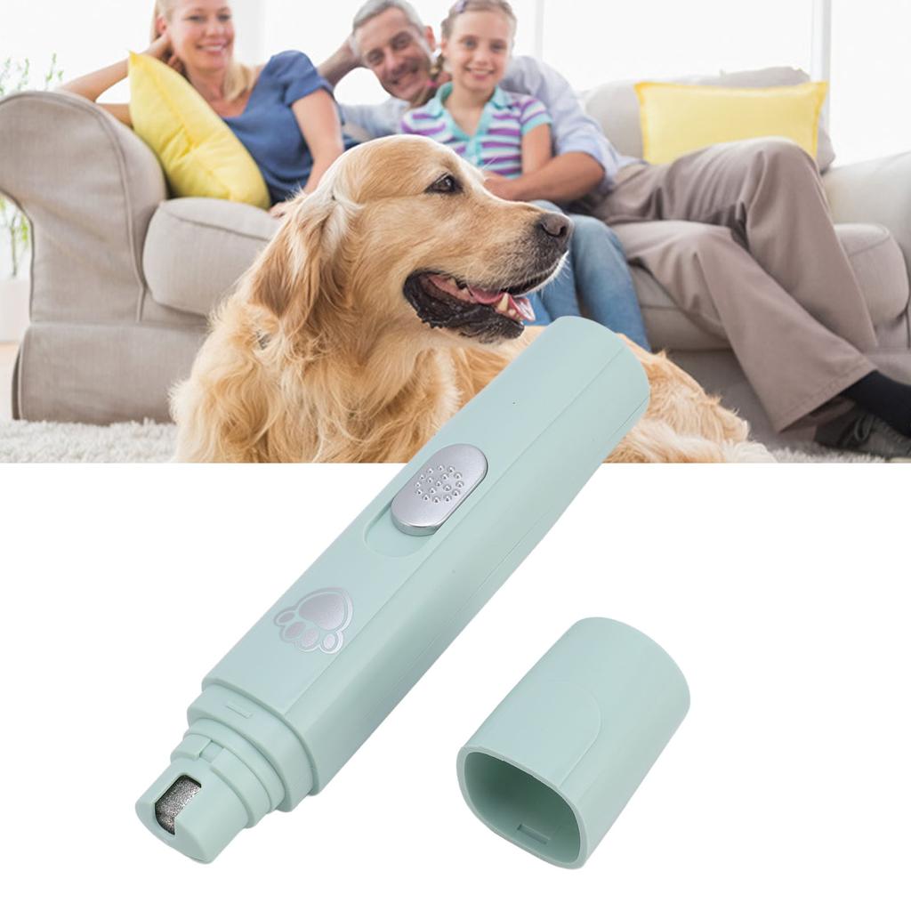 Dog Nail Trimmer 350mah Battery Rechargeable Quiet Multifunctional   Nail Grooming Tool for Cat Puppy