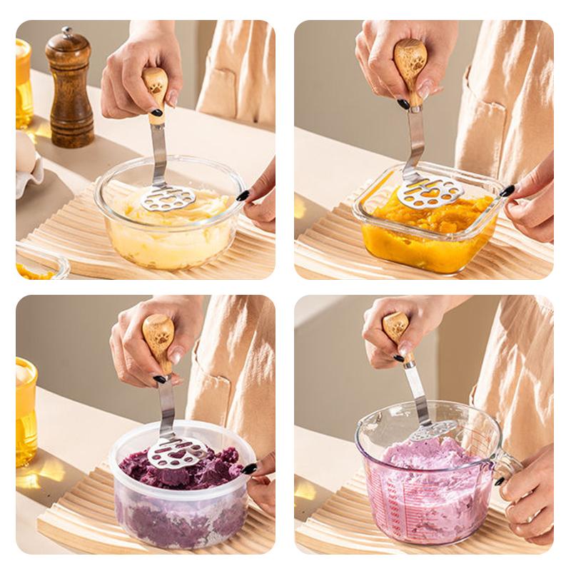 

Пресс для пюре из грязи, пюре, соковыжималка для детского питания, добавка, нержавеющая сталь, картофеледавилка, толкатель, фруктовые инструменты, кухонный гаджет 1PCS