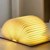 3 Colors Folding Book Lamp Walnut Color Desk Light Creative Gift Table Lamp  Bedroom