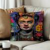 Artist FFrida KKahlos Painting Personalized Pillow Dust Cover Bedroom Kids Party Decoration Pillowcase Birthday Children Gift