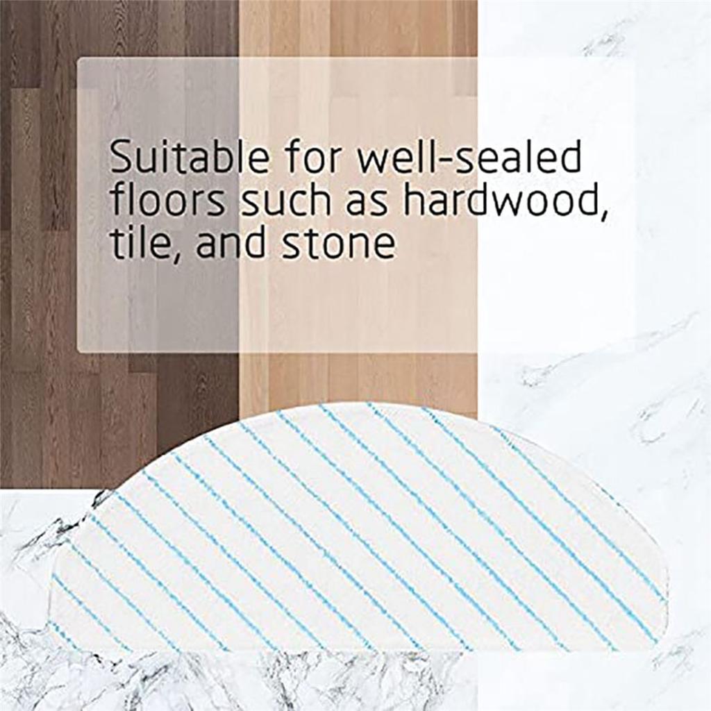 50 szt. Jednorazowe Mocne Ścierki Mopujące Podkładki do Ecovacs Deebot OZMO T8 AIVI T8 Max T9 AIVI AIVI+ Części do Odkurzacza