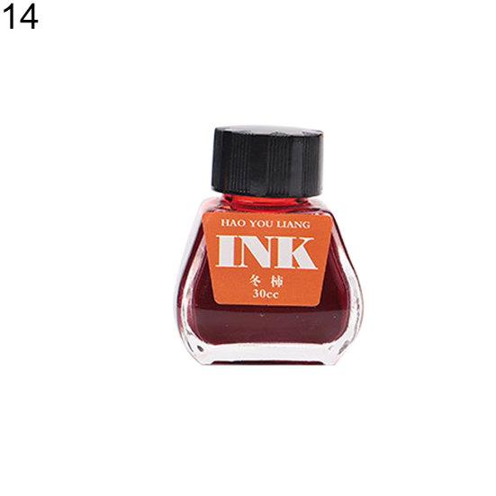 35ML 16 Colors Writing Painting Fountain Pen Ink Student School Office Supplies