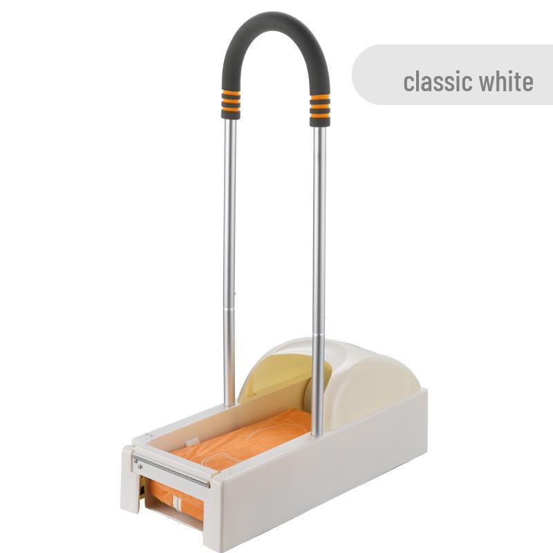 Automatischer Schuhüberzieher: Intelligente Einweg-Fuß-Step-in-Filmbox für den Innenbereich