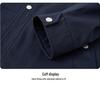 Plus Size Men's Mid-Length Windbreaker - Spring/Autumn Casual Loose Fit Coat