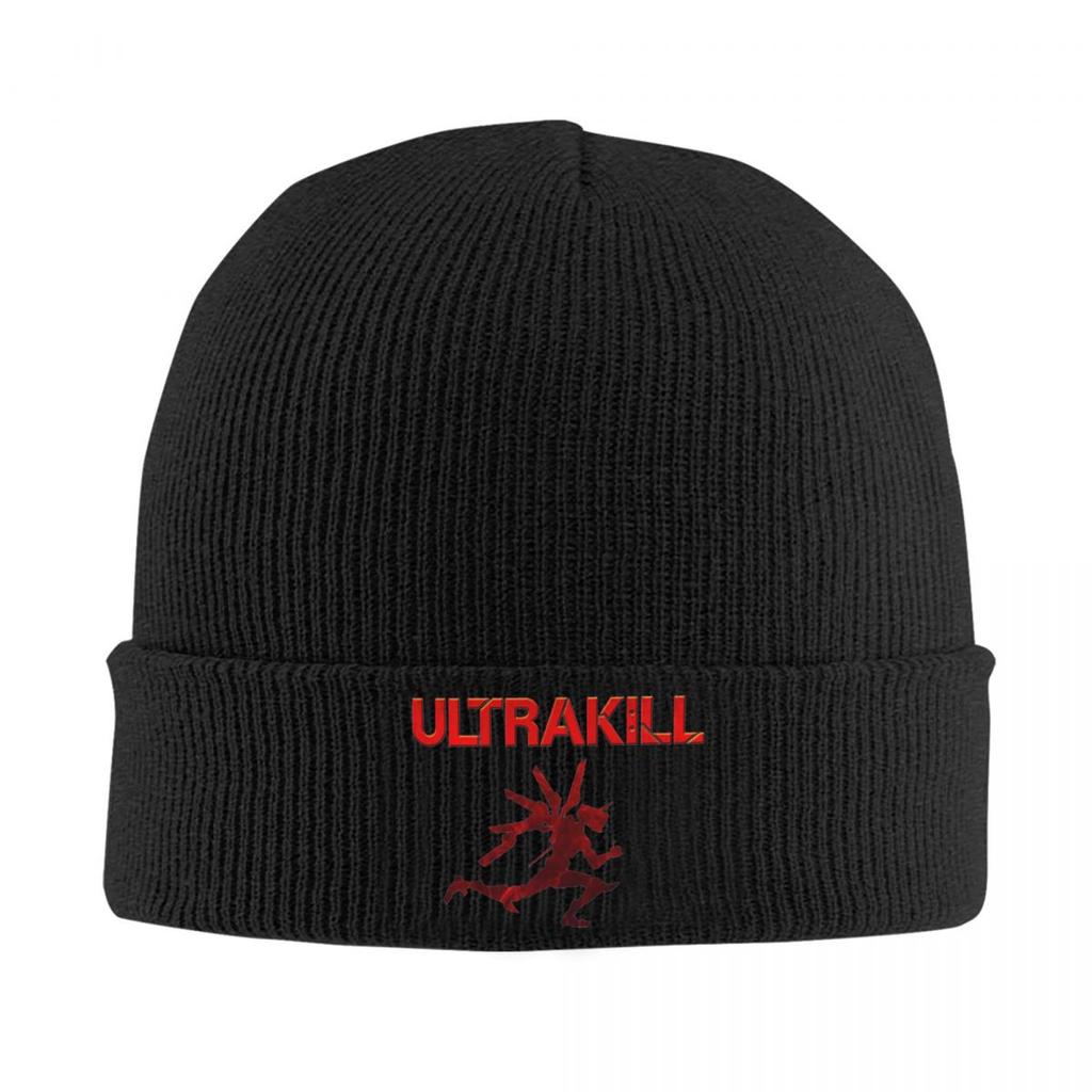 Ultrakill Video Game Accessories Warm Knitted Cap Winter Knit Bonnet Hat Skullies Beanies Hip Hop Caps for Unisex