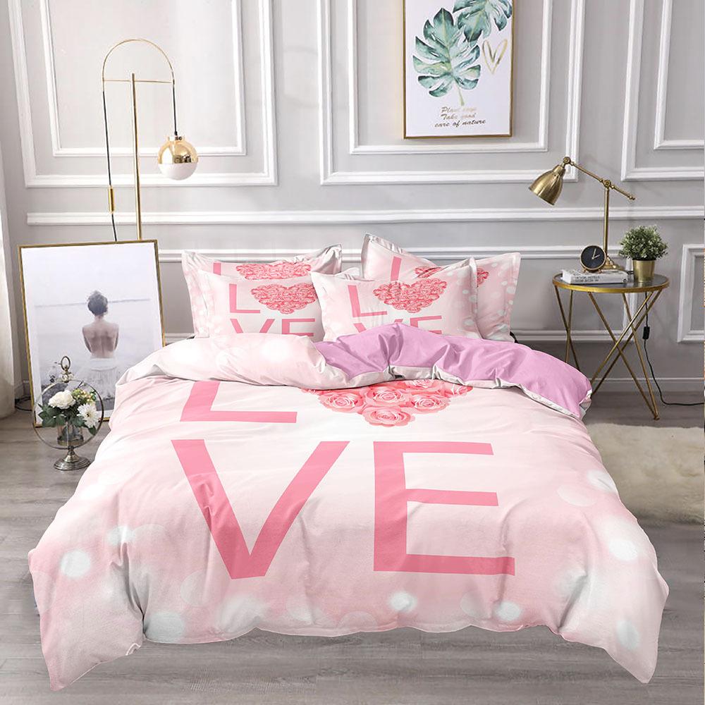 Fashion Technology Printing, 3D Digital Printing, Bedding, Duvet Covers, Pillowcases, Three-piece Sets