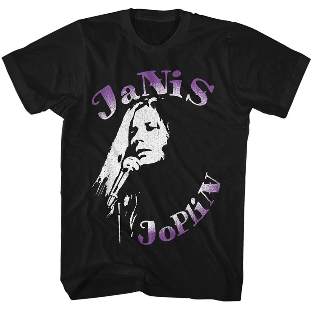 Мужская футболка Janis Joplin Live In Concert Рок и Соул Вудсток Музыкальные Сувениры 4XL
