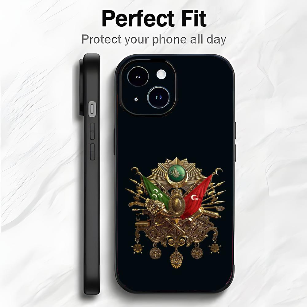 C-Chechen National Flag Phone Case Phone Case Soft Packaging Lightweight For iPhone17 16 15 14 13ProMax