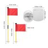 Pin Flag Hole Cup Set for   Putting Green Flagstick Yard Practice Supplies Portable 2 Section Detachable