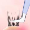 No Glue Cluster Lashes 6 Rows Individual Lashes High Quality Soft Idol Lash Clusters