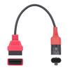 SYM 3Pin To OBD2 16Pin Adapter Motorcycle Diagnostic Extension Cable OBD Connector Moto SYM 3 Pin To OBD2 16 Pin Cable