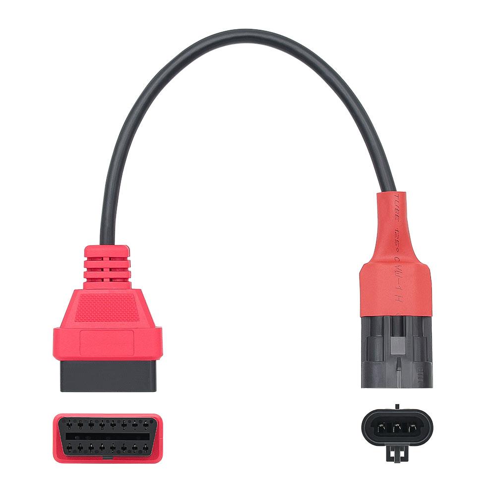 SYM 3Pin To OBD2 16Pin Adapter Motorcycle Diagnostic Extension Cable OBD Connector Moto SYM 3 Pin To OBD2 16 Pin Cable