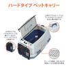 Amazon Basics Pet Double for Extra Small Dogs and Cats To Size S W X 48cm D X 25cm Carrier, Door, (up 5kg), (32cm H), Gray-Blue