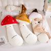 Giant Mushroom Plush Pillow Cute Agaric Plush Cushion Lovely Stuffed Toys For Children Soft Doll Sofa Home Decoration Gifts