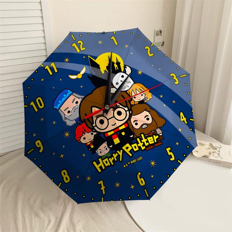 

1PC Harry Potter Wall Clock Umbrella-8-Rib Reinforced, Automatic Open, Lightweight & Durable-D2711