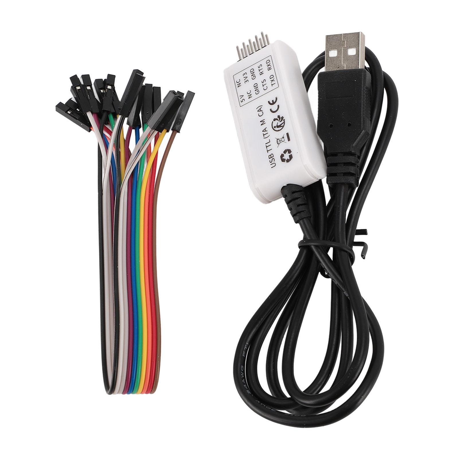 

USB to UART TTL Serial Cable Male STC Downloader USB to UART TTL Serial Converter Adapter Module