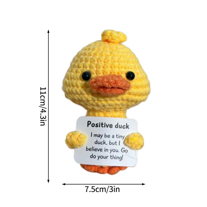 Cute Crochet Animals Ornament Frog Sea Turtle Duck Fox Ornament Desk Accessories Hand-knitted Figurine Finished Crochet Doll