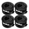 4Pcs Strong Sturdy Boat Hatch Latches Rubber Flush Mount Slam Lock Marine Latch for Boat Storage Locker Cabinet Bait Well Lid