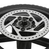 8.5-inch Electric Scooter Rear Tire Set, Explosion-Proof Solid Tires with Aluminum Alloy Hub for M365, Explosion-Proof and Shock-Absorbing