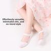 5 Pairs of Summer Fashion Transparent Crystal Silk Stockings, Glass-silk Women's Boat Shoes, Small Flower Women's Socks
