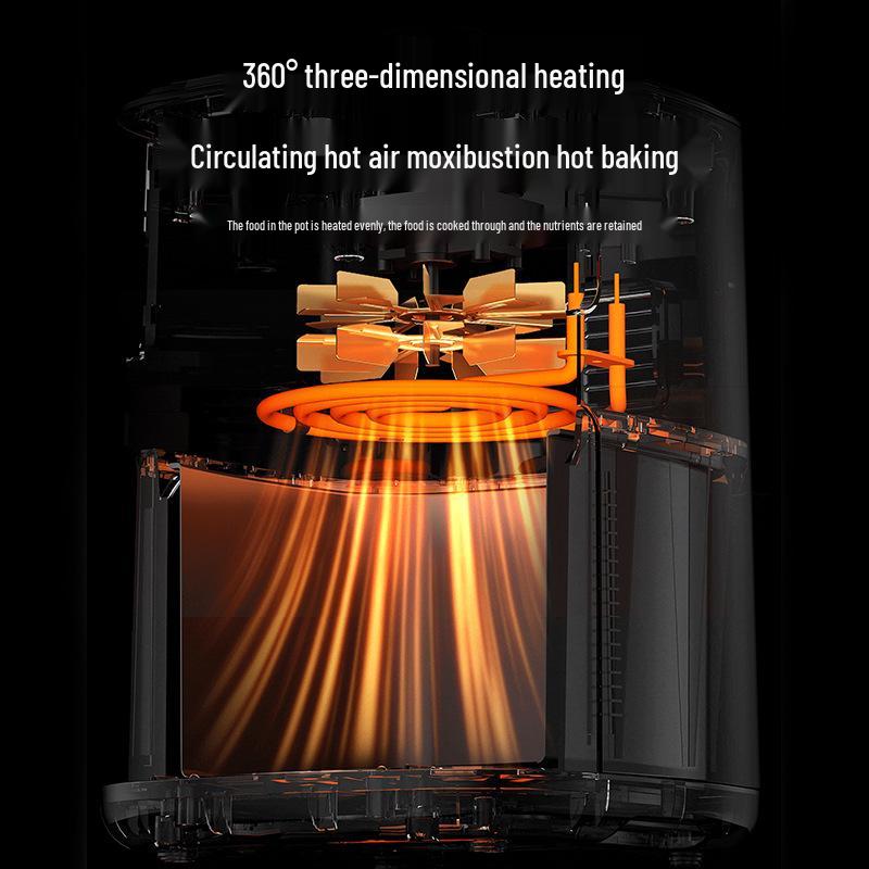 AUX 2024 Smart Visuell Multifunktionaler Ölfreier Heißluftfritteusenofen