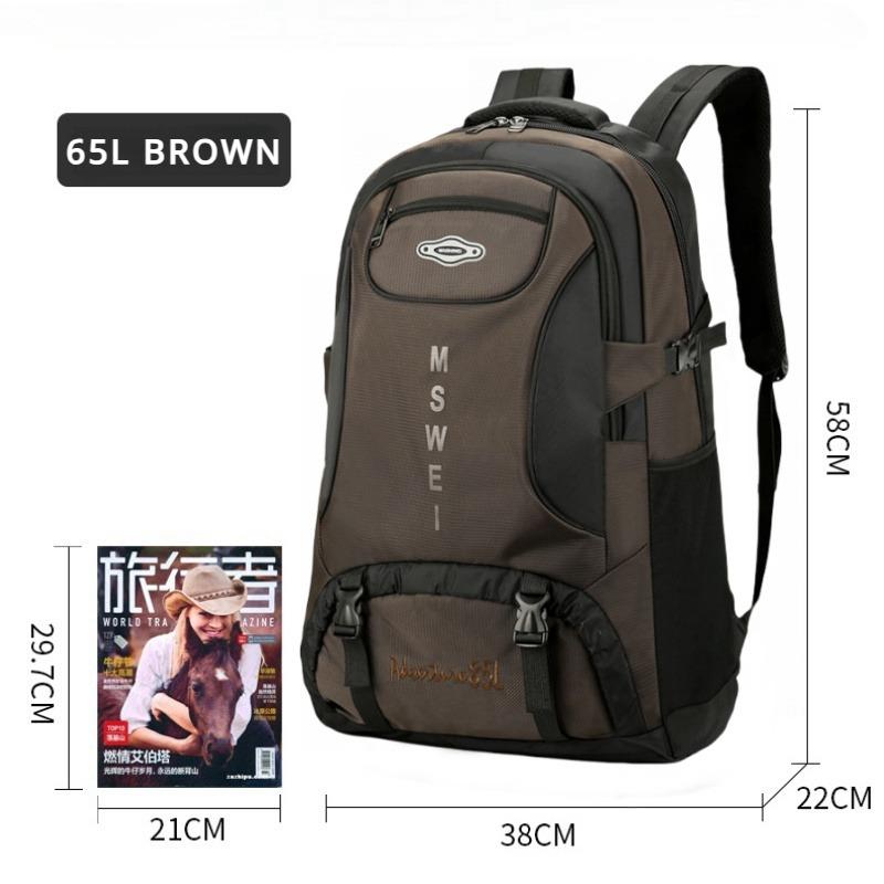 2024 New Outdoor Travel Backpack 50L/65L/85L Large Capacity Duffle Bag High Quality Oxford Waterproof Breathable Travel Bag Business Trip Hiking Bag