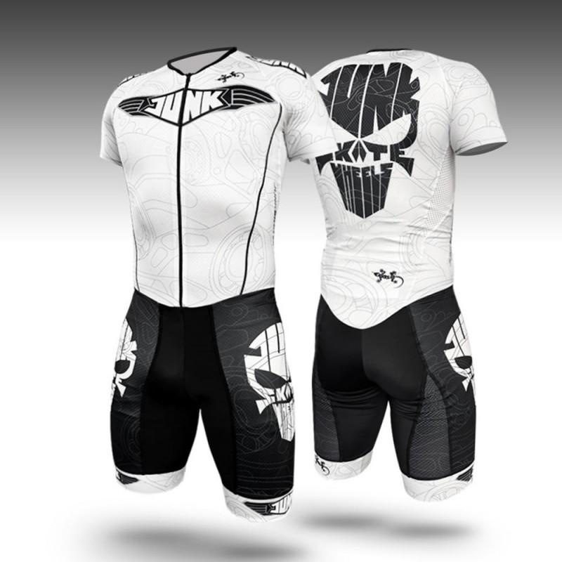 High-Elastic One-Piece Cycling Suit Men Quick-Dry Racing Outfit Roller Skating Sports Wear