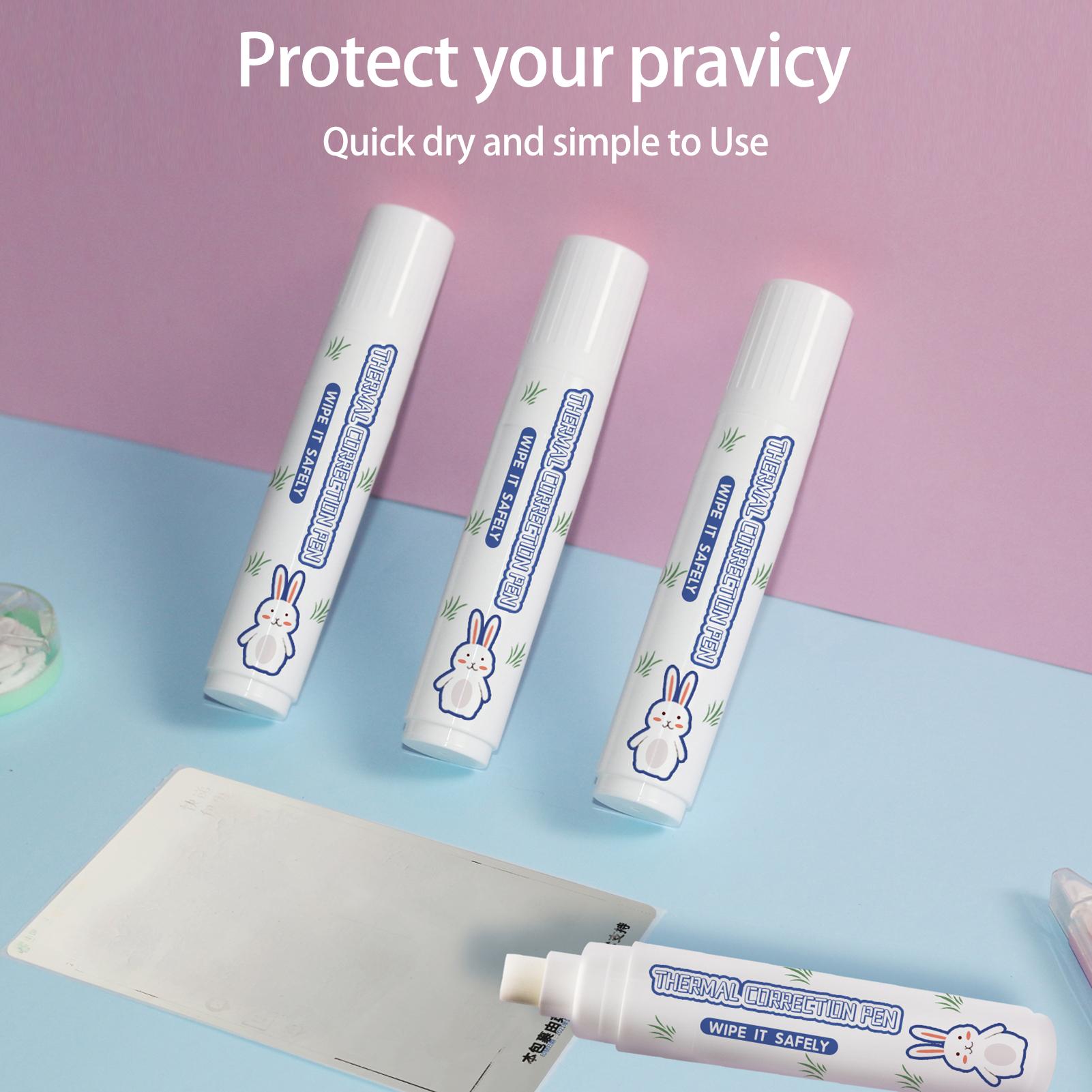 

Privacy Pen 10g Thermal Paper Coding Pen for Obscuring Information on Courier Labels Stationery for Privacy Coverage