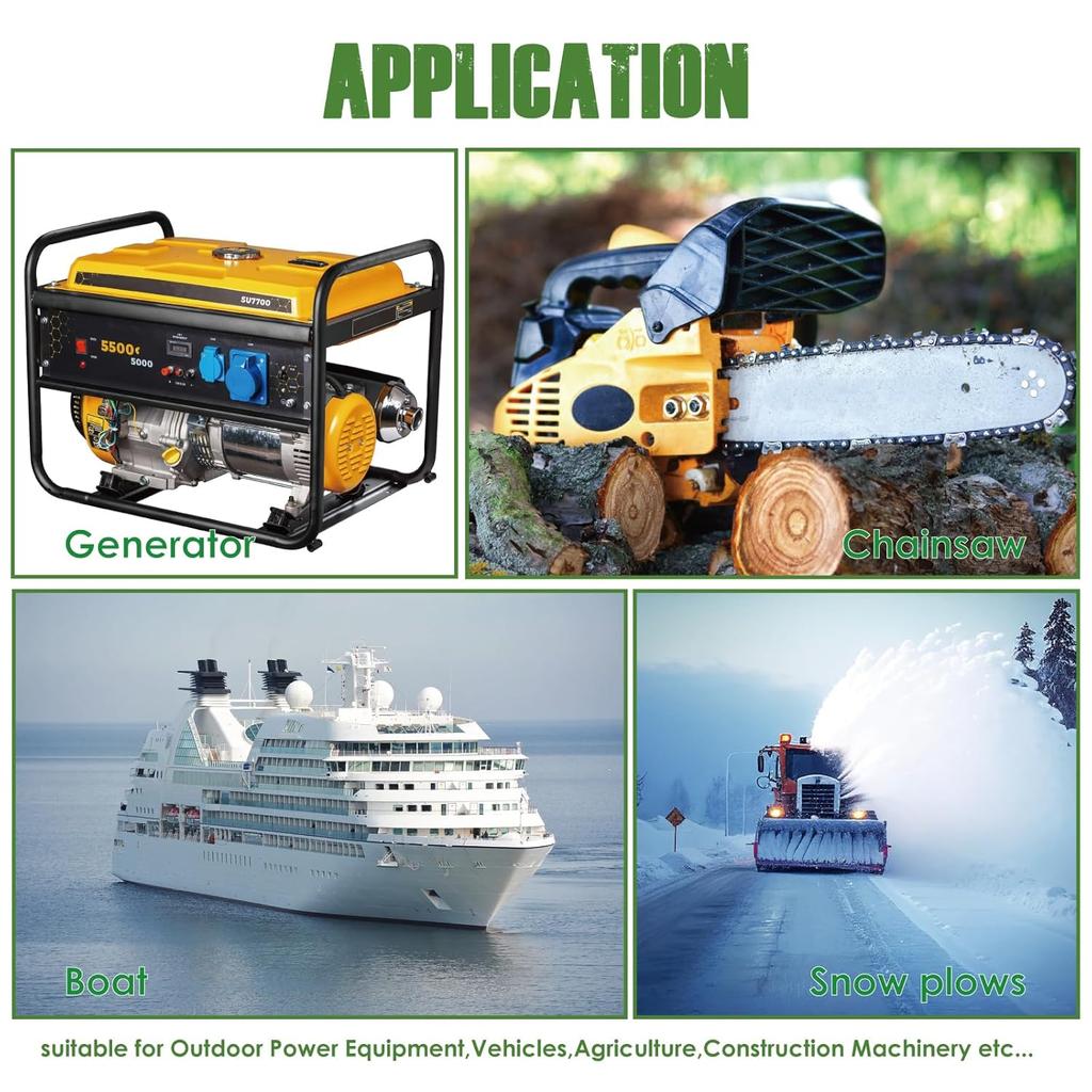 Yooreal Digital Hour Meter Tachometer RPM Gauge, Waterproof IP68 Design for Lawn Mower Car Engine Tractor Chainsaw Outboard Motor Garden Generator