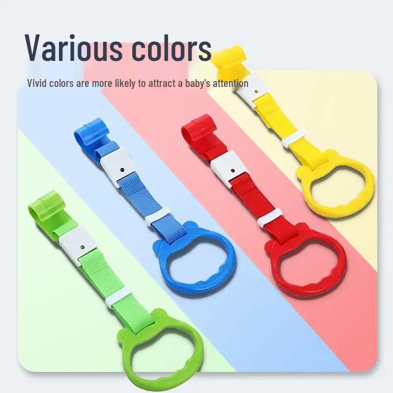 

0.96 Новичок Складной детский бортик для кровати Подвесное кольцо - Вспомогательное тяговое кольцо без сверления Adjustable Pull Ring - Random Color - 2 Pieces