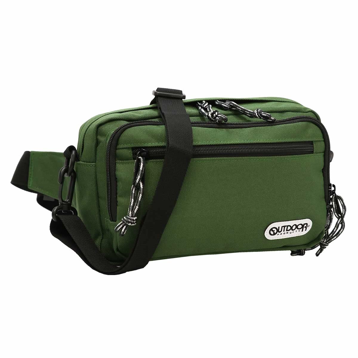 

Поясна сумка Поясна сумка через плече 2WAY Зелена [Outdoor Products] зелений