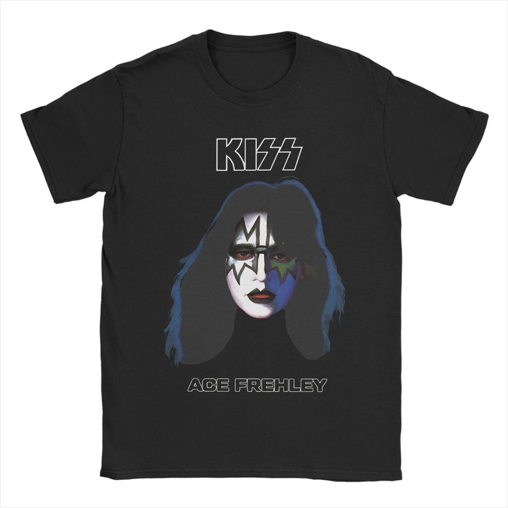 Rip Ace Frehley The Spaceman 1951-2025 kiss band Apparel Men Women T Shirt 100% Cotton Tee New Arrival  T-shirt Clothing