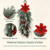 Red Berries Christmas Swag Hanging Ornament Christmas Red Berry Garland  Wall Door