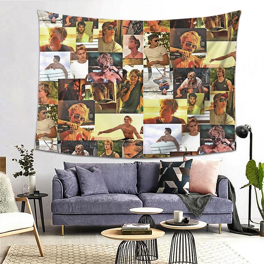 JJ Maybank Rudy Pankow Throw Blanket Tapestry Decoration Art Aesthetic Tapestries for Living Room Home Wall Cloth Wall Hanging
