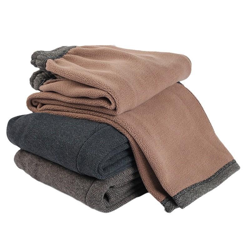 High Quality Woolen Straight Trousers Women Autumn Winter Oversize High Waist Pants Fleece Thicken Warm Casual Pants Female