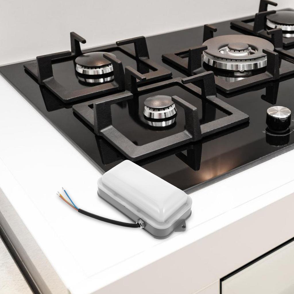 LED Hood Light 20W for Commercial Kitchen Range Hood Oil Proof Waterproof High Temperature Resistant LED Gas Station Lighting