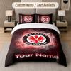 Custom Bedding Set Eintracht Frankfurt Pattern, Print Name Text 1 Duvet Cover plus 2 Pillowcases Home Textile
