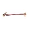 TORY BURCH Circular pattern hollow decoration brass bracelet women's red 144706-600-reddish brown F