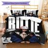Billie Eilish Bedding Quilt Set Quilt Cover Pillowcase Home Decoration Birthday Gift (1 * Duvet Cover + 2 * Pillowcase, Without Core)