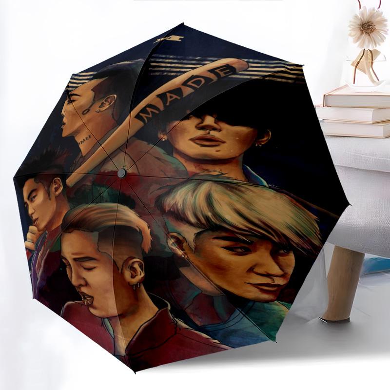 Big Bang: Explosive Energy Harmony Folding umbrella Suitable for all seasons 8 paraphenoid bones Sun umbrella outdoor travel