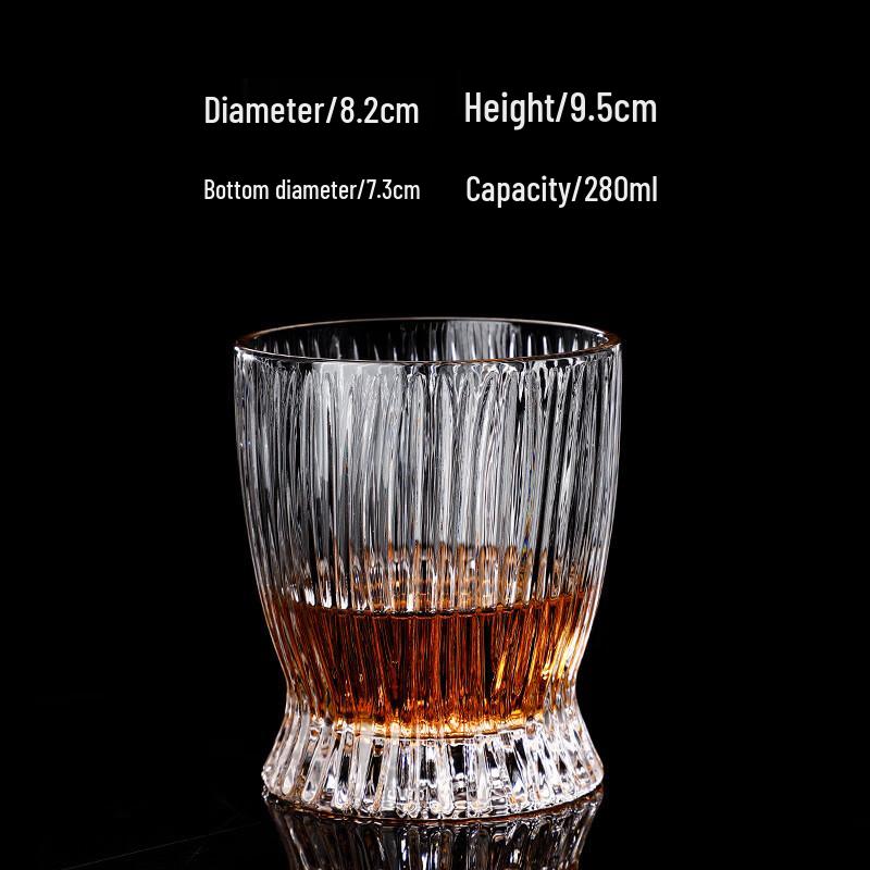 Sikaizhuo Elegant Glass Whiskey & Beverage Tumblers