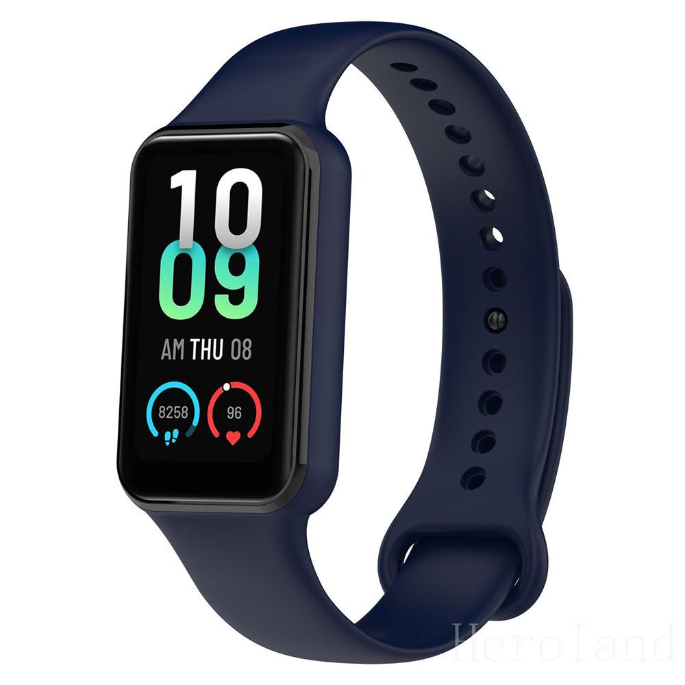 Fashion Silicone Watch Strap for Huami Amazfit Band 7 Smartwatch Band Bracelet Sport Wristband for Amazfit Band 7 Strap Buckle N 3