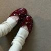 Women Flat Shoes Autumn 2026 New Round Toe Shallow Mouth Patent Leather Butterfly Knot Rivet Casual Shoes Soft Sole Single Shoes
