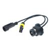 2Pcs D2S/D4S Lamp Holder Converter HID Bulb Socket Conversion Adapter Cables