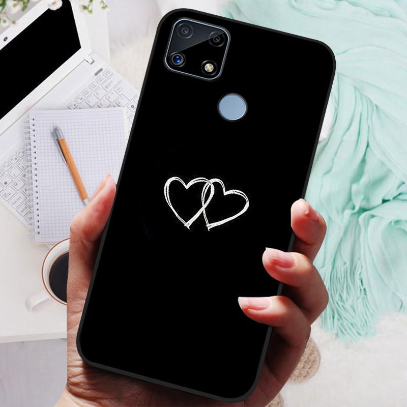 Pro Realme C25s pouzdro Soft TPU silikonový kryt na telefon pro OPPO Realme C25 pouzdro Bumper C25S RMX3195 C 25S nárazuvzdorný kryt Coque