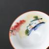 Chinese Ceramic Teacup Hand Painted Flowers and Birds Cup Travel Tea Bowl Household Porcelain Tea Set Master Cup 60ml
