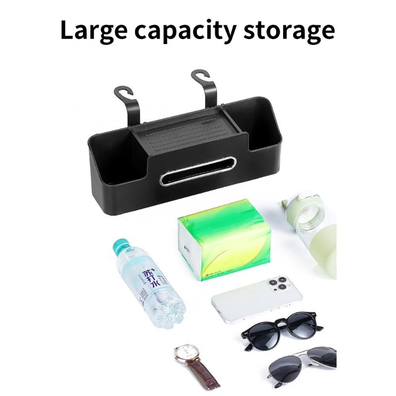 Universal Car Organizer for Most Vehicle Large Capacity Car Seat Back Storage Box Headrest Storage Rack Multifunctional