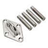 Stainless Steel Ceiling Wall Mount Hook Heavy Duty Anchor Eye Plate for Boat Yoga Swings