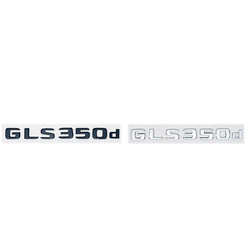 ABS Car Trunk Letters Logo Emblem Badge Decals Sticker For Mercedes Benz GLS Class GLS400 GLS500 GLS550 GLS450 GLS350 X166 X167